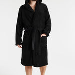 CityComfort Mens Dressing Gown, Shawl Collar or Hooded Bathrobe Super Soft Fleece Cosy Loungewear Adults Teens - Gifts for Him - Get Trend