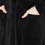 CityComfort Mens Dressing Gown, Shawl Collar or Hooded Bathrobe Super Soft Fleece Cosy Loungewear Adults Teens - Gifts for Him - Get Trend