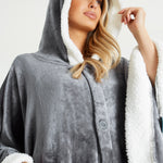 CityComfort Blanket Hoodie For Women Snuggle Sherpa Oversized Hoodie Blanket - Get Trend