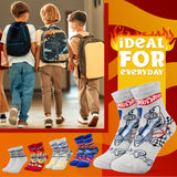 Hot Wheels Boys Calf Socks, Soft Breathable Kids Socks Pack of 5 - Gifts for Boys - Get Trend