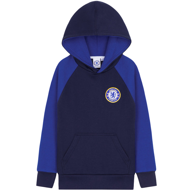 Chelsea F.C. Boys Pullover Hoodie with Pockets - Get Trend