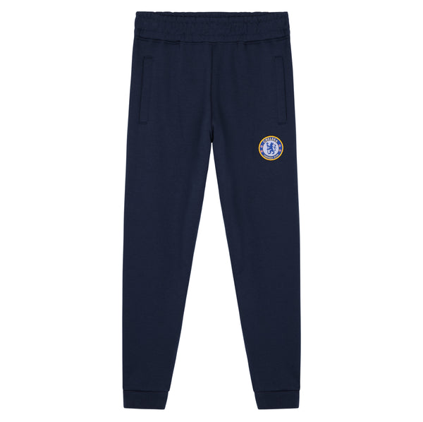 Chelsea F.C. Boys Sweatpants - 2 Pockets Cuffed Ankles Sweatpants for Kids - Get Trend