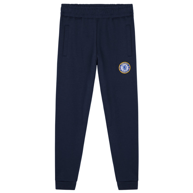 Chelsea F.C. Boys Sweatpants - 2 Pockets Cuffed Ankles Sweatpants for Kids