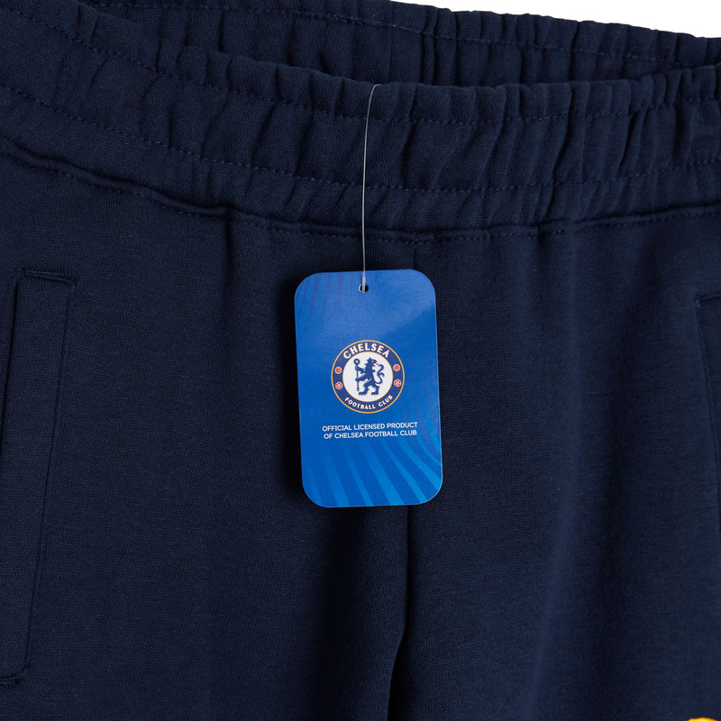 Chelsea F.C. Boys Sweatpants - 2 Pockets Cuffed Ankles Sweatpants for Kids