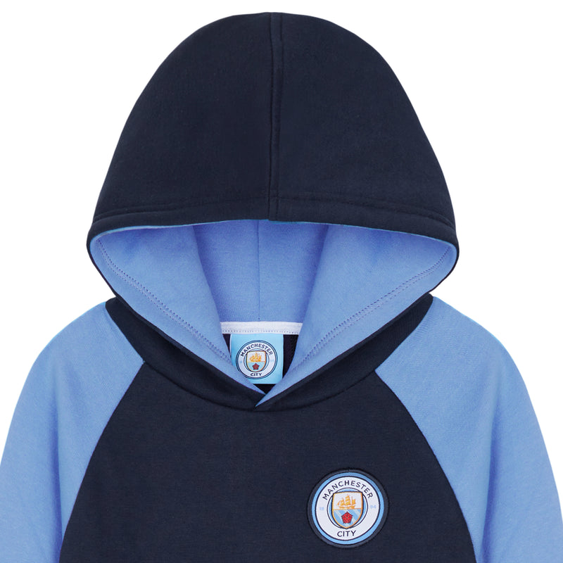 Manchester City F.C. Boys Hoodie with Kangaroo Pocket - Get Trend