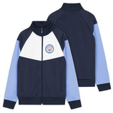 Manchester City F.C. Boys Zip Up Track Jacket with Pockets - Get Trend