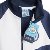 Manchester City F.C. Boys Zip Up Track Jacket with Pockets - Get Trend