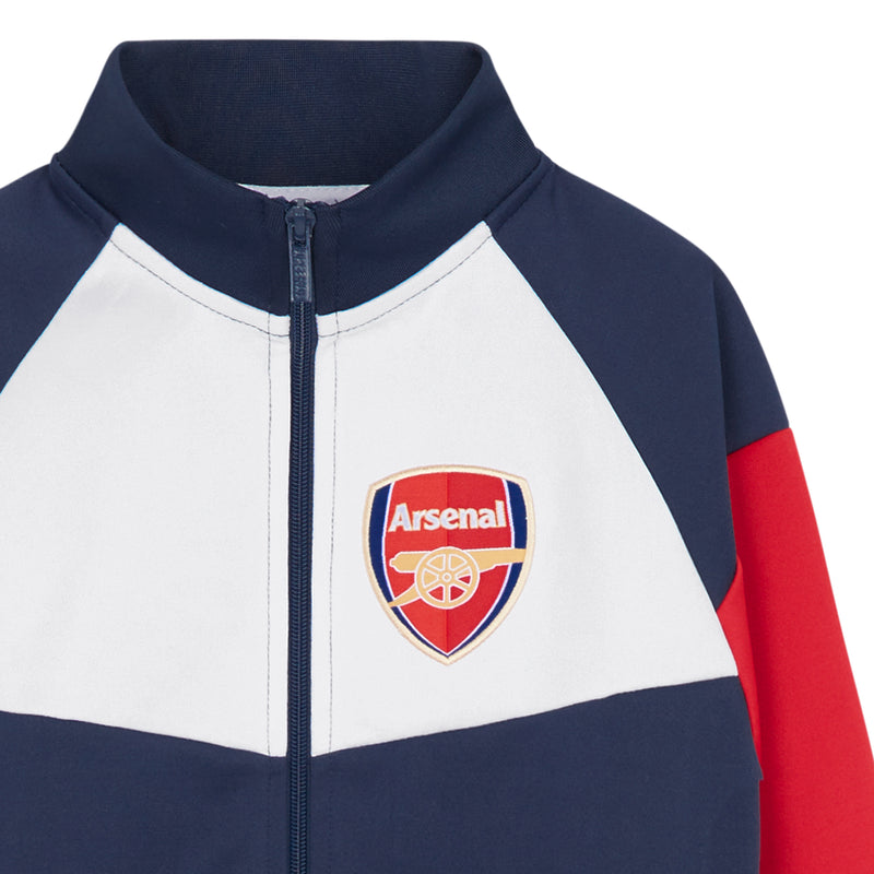 Arsenal F.C. Boys Zip Up Track Jacket with Pockets - Get Trend