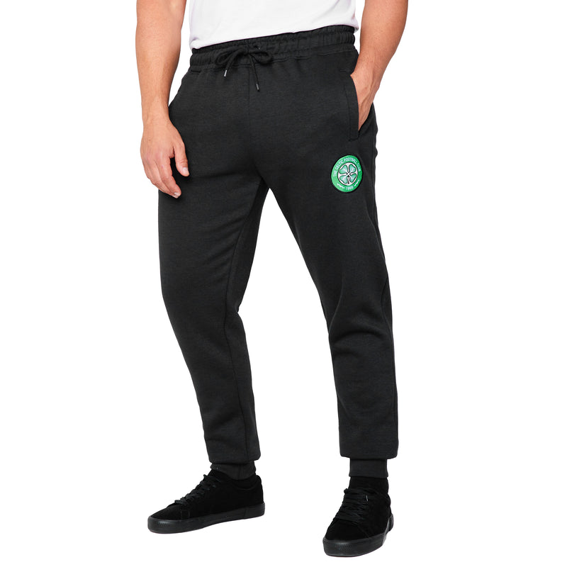 Celtic F.C. Mens Sweatpants with 2 Pockets and Cuffed Bottoms