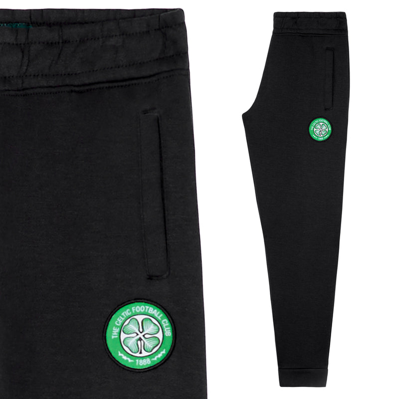 Celtic F.C. Boys Sweatpants with 2 Pockets and Cuffed Ankles