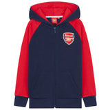 Arsenal F.C. Boys Zip Up Hoodie with Pockets - Get Trend