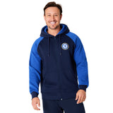 Chelsea F.C. Mens Zip Up Hoodie with Pockets - Get Trend