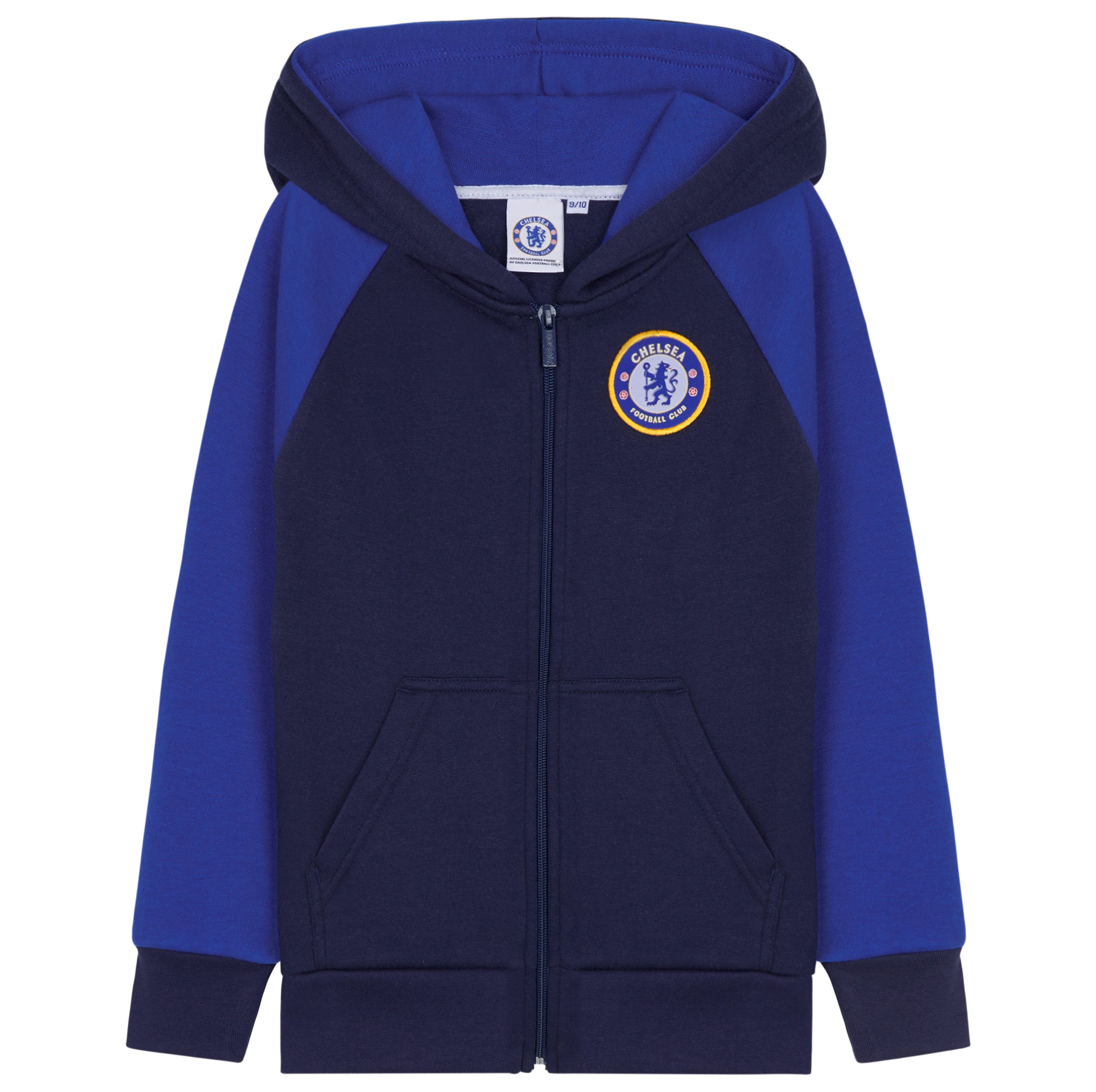 Chelsea F.C. Boys Zip Up Hoodie with Pockets - Get Trend