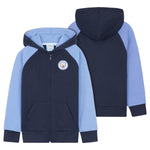 Manchester City F.C. Boys Zip Up Hoodie with Pockets - Get Trend