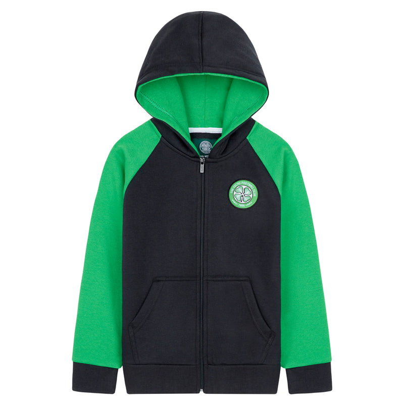 Celtic F.C. Boys Zip Up Hoodie with Pockets - Get Trend