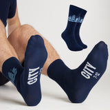 MANCHESTER CITY FC Mens Socks - Pack of 5 Crew Socks for Men Teenagers - Get Trend