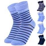 Manchester City FC Boys Socks - Pack of 5 Crew Socks for Boys - Get Trend