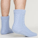 MANCHESTER CITY FC Slipper Socks for Men and Teenagers - Soft Warm Non Slip Bed Socks - Get Trend