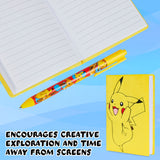 Pokemon Filled Pencil Case for Kids, Pikachu Filled Pencil Case Stationery Set - Anime Gifts