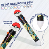 Pokemon Notebook and Pen Set Anime Stationery Supplies Teens Kids Diary - Get Trend