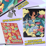 Pokemon Notebook and Pen Set Anime Stationery Supplies Teens Kids Diary - Get Trend