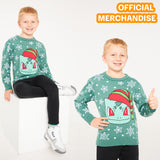 Pokemon Christmas Jumper Kids Teenagers - Green - Get Trend