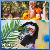 Get Trend Marvel | Avengers Swimsuit Set for Boys Teenagers 2 Pcs with Swimming Trunks Boys Rash Vest for Swimming Beach Trip Holiday Essentials - Get Trend