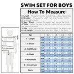 Get Trend Marvel | Avengers Swimsuit Set for Boys Teenagers 2 Pcs with Swimming Trunks Boys Rash Vest for Swimming Beach Trip Holiday Essentials - Get Trend