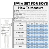Get Trend Marvel | Avengers Swimsuit Set for Boys Teenagers 2 Pcs with Swimming Trunks Boys Rash Vest for Swimming Beach Trip Holiday Essentials - Get Trend