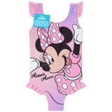 Get Trend Disney | Minnie mouse Girls Swimming Costume Toddlers One Piece Stretchy Swimsuit Comfortable Straps Swimwear for Beach Pool Swimming Holiday Essentials - Get Trend