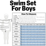 Get Trend | Fortnite Swimsuit Set for Boys Teenagers 2 Pcs with Swimming Trunks Boys Rash Vest for Swimming Beach Trip Holiday Essentials - Get Trend
