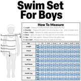 Get Trend | Fortnite Swimsuit Set for Boys Teenagers 2 Pcs with Swimming Trunks Boys Rash Vest for Swimming Beach Trip Holiday Essentials - Get Trend