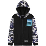 Fortnite Hoodie for Boys Teenagers Zip Up Jacket Warm Hooded Pullover Cosy Zipped Long Sleeve Gaming Sweater Casual Fashion Gaming Gifts for Boys - Get Trend