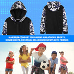 Fortnite Hoodie for Boys Teenagers Zip Up Jacket Warm Hooded Pullover Cosy Zipped Long Sleeve Gaming Sweater Casual Fashion Gaming Gifts for Boys - Get Trend