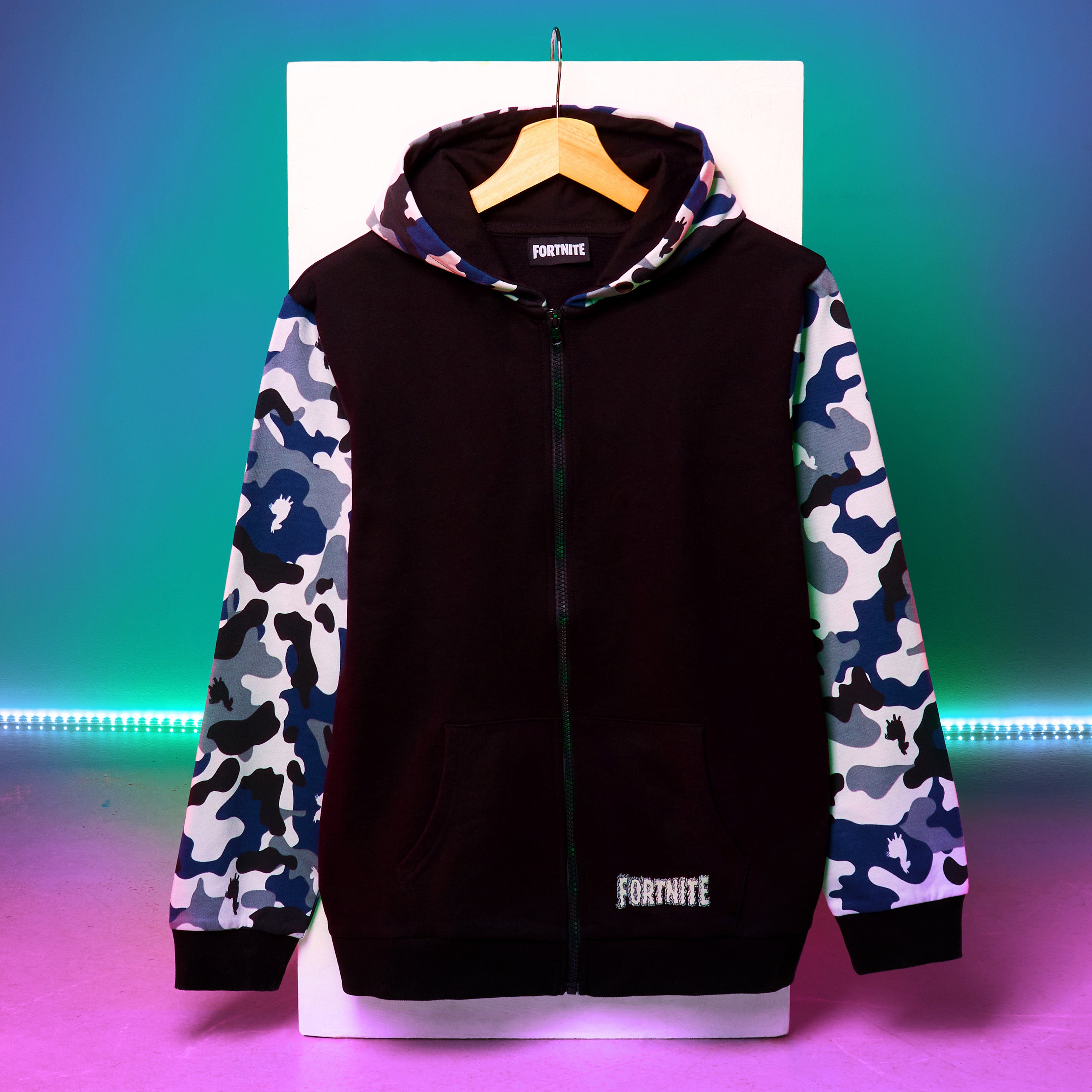 Fortnite Hoodie for Boys Teenagers Zip Up Jacket Warm Hooded Pullover Cosy Zipped Long Sleeve Gaming Sweater Casual Fashion Gaming Gifts for Boys - Get Trend