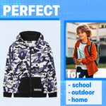 Fortnite Hoodie for Boys Teenagers Zip Up Jacket Warm Hooded Pullover Cosy Zipped Long Sleeve Gaming Sweater Casual Fashion Gaming Gifts for Boys - Get Trend