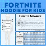 Fortnite Hoodie for Boys Teenagers Zip Up Jacket Warm Hooded Pullover Cosy Zipped Long Sleeve Gaming Sweater Casual Fashion Gaming Gifts for Boys - Get Trend