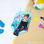 Get Trend Disney | Frozen Girls Swimming Costume Toddlers One Piece Stretchy Swimsuit Comfortable Straps Swimwear for Beach Pool Swimming Holiday Essentials - Get Trend