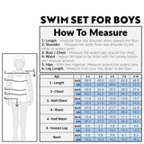 Get Trend Hot Wheels Swimsuit Set for Boys Teenagers 2 Pcs with Swimming Trunks Boys Rash Vest for Swimming Beach Trip Holiday Essentials - Get Trend