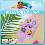 Get Trend Minecraft | Girls Swimming Costume Toddlers One Piece Stretchy Swimsuit Comfortable Straps Swimwear for Beach Pool Swimming Holiday Essentials - Get Trend