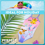 Get Trend | Pokemon Girls Swimming Costume Toddlers One Piece Stretchy Swimsuit Comfortable Straps Swimwear for Beach Pool Swimming Holiday Essentials - Get Trend
