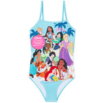 Get Trend Disney | Princess Girls Swimming Costume Toddlers One Piece Stretchy Swimsuit Comfortable Straps Swimwear for Beach Pool Swimming Holiday Essentials - Get Trend