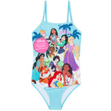 Get Trend Disney | Princess Girls Swimming Costume Toddlers One Piece Stretchy Swimsuit Comfortable Straps Swimwear for Beach Pool Swimming Holiday Essentials - Get Trend