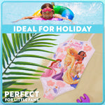Get Trend Disney | Princess Girls Swimming Costume Toddlers One Piece Stretchy Swimsuit Comfortable Straps Swimwear for Beach Pool Swimming Holiday Essentials - Get Trend