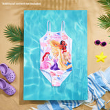 Get Trend Disney | Princess Girls Swimming Costume Toddlers One Piece Stretchy Swimsuit Comfortable Straps Swimwear for Beach Pool Swimming Holiday Essentials - Get Trend