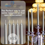 Dinner Candles - Tapered Candles Multipack  - Pack of 15 - Get Trend