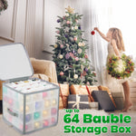 DECO EXPRESS Christmas Ornament Storage Box Christmas Decoration Storage - Get Trend