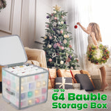 DECO EXPRESS Christmas Ornament Storage Box Christmas Decoration Storage - Get Trend