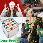 DECO EXPRESS Christmas Ornament Storage Box Christmas Decoration Storage - Get Trend