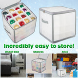 DECO EXPRESS Christmas Ornament Storage Box Christmas Decoration Storage - Get Trend